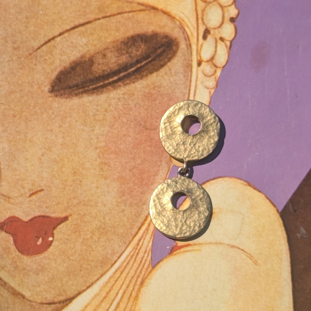 Brutalist Drop Earring